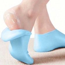Silicone Moisturizing Foot Socks for Dry Cracked Heels Spa Gel Massage Socks