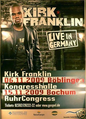 Kirk Franklin - 2009 Konzert-Poster  A1