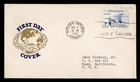 DR WHO 1955 CANADA FDC WHOOPING CRANE M69186
