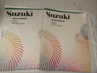 Lot 2 Suzuki Cello School, Vol. 1 & 3 Cello Part, Revised Edition