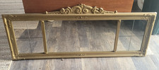 Antique Mantle Buffet Parlor Mirror 52 X 22 Gold 3 Panel Antique Mantle Buffet Parlor Mirror 52 X 22 Gold 3 Panel