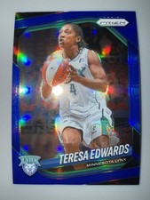 2025 Panini Prizm WNBA Teresa Edwards Blue Prizm #/199 Minnesota Lynx #126
