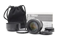 Nikon AF NIKKOR 85mm f/1.8 D Portrait Lens MINT w/ Case, Hood, Manual  5091