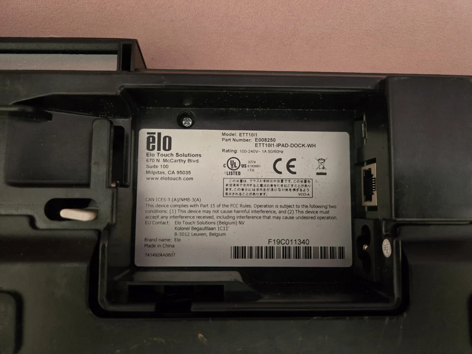 Elo PayPoint ETT10I1 All-in-One POS System Dock for Apple iPad. No Key - 2 Units - Image 2 of 4