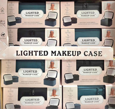 Real Her Lighted Train Case Black or Green with LED Mirror - New In Box