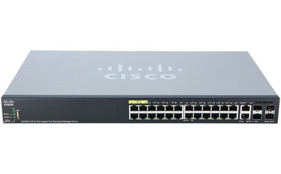Switch Cisco SG350X-24MP-K9 V05 Poe+ Verwaltet 24 Ports Gigabit