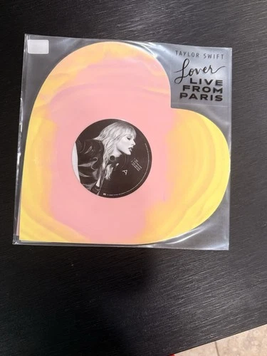 Taylor Swift Lover Live from Paris Heart Shaped Vinyl Limited Edition