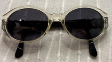 Yves Saint Laurent YSL 6557 Y646 Heart Link Round Sunglasses Italy Vintage