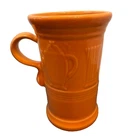 Fiesta Orange Cappuccino Mug 6"