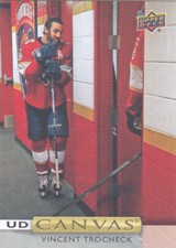 19/20 UD..VINCENT TROCHECK..CANVAS..CARD # C19..PANTHERS..FREE COMBINED SHIP