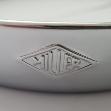 Miller  7" Headlamp Rim- 6" Lens Diameter Chrome On Steel Part Number S101 .
