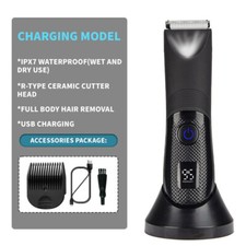 Ball Trimmer for Men Manscape Pubic Hair Waterproof Electric Groin Body Shaver