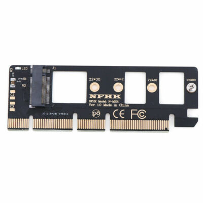 NVMe M.2 SSD to PCI-E express 3.0x4x8x16 adapter riser card  Fast US Shipping