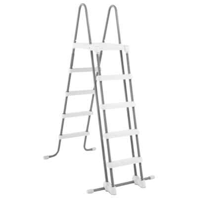  Sicherheitsleiter 5 Stufen 132cm Poolleiter Schwimmbadleiter Leiter INTEX