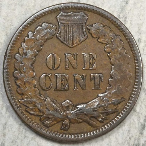 1886 Type One Indian Cent, Wahl sehr schön, besseres Datum 0514-09 - Bild 4 von 4