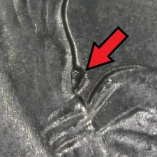 2021-P Washington Crossing Delaware Die Chip on Neck Error/Variety Quarter Circ.