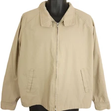 Vintage Richman Brothers Bomber Jacket Mens Size Large 80s Lightweight Casual