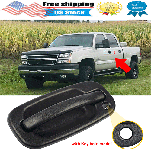 Door Handle Fits 1999-06 Chevrolet Silverado 1500 2500 3500 Front Driver LH Side