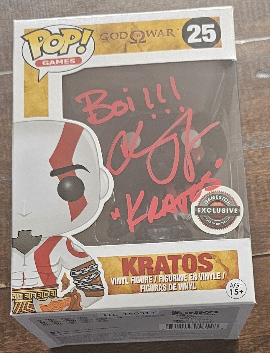 Christopher Judge signed Kratos God of War Funko Pop #25 Black