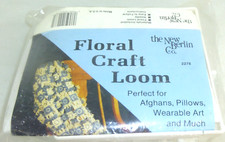 The New Berlin Co. Floral Craft Loom Afghan Instructions 3 Looms Complete USA