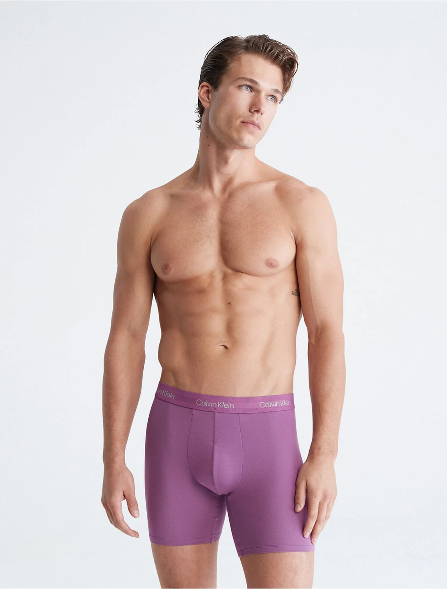 Calvin Klein CK men violet purple ultra soft modal boxer brief