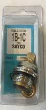 DANCO #1B-1C Cold Water Stem for Sayco Faucets in Brass #15432B