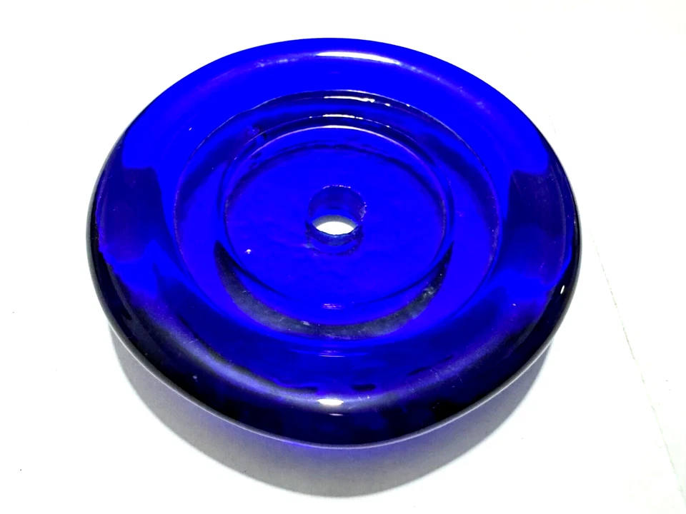 ROSCADO CRISTAL MURANO Ø90 MM, H16 MM, AGUJERO 12 MM, PARA CANDELABROS O DECORACIÓN... Foto 4 de 4