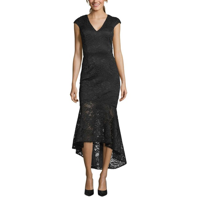 xscape lace midi dress