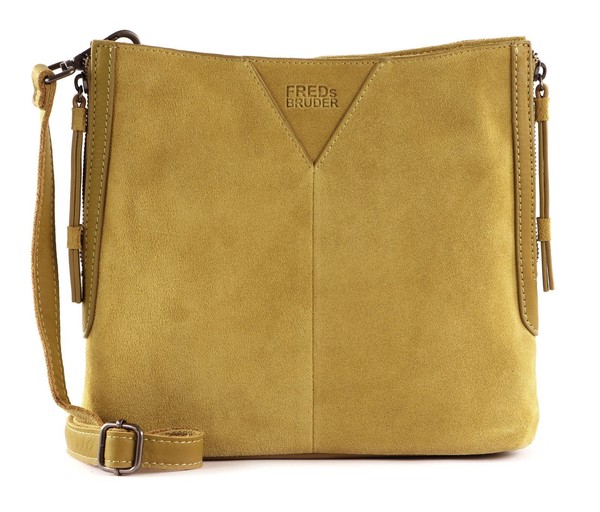 Fredsbruder Grynn Crossbody Bag UmhäNgetasche Tasche Crazy Limo Senfgelb Neu-image