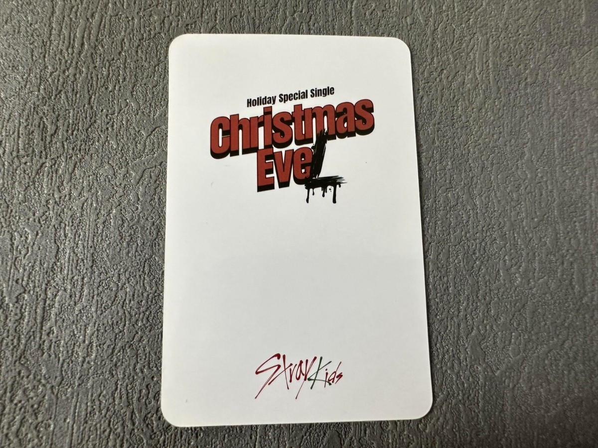 STRAY KIDS CHRISTIMAS EVEL HKS HOTTRACKS POB PHOTOCARD STRAY KIDS CHRISTIMAS EVEL HKS HOTTRACKS POB PHOTOCARD