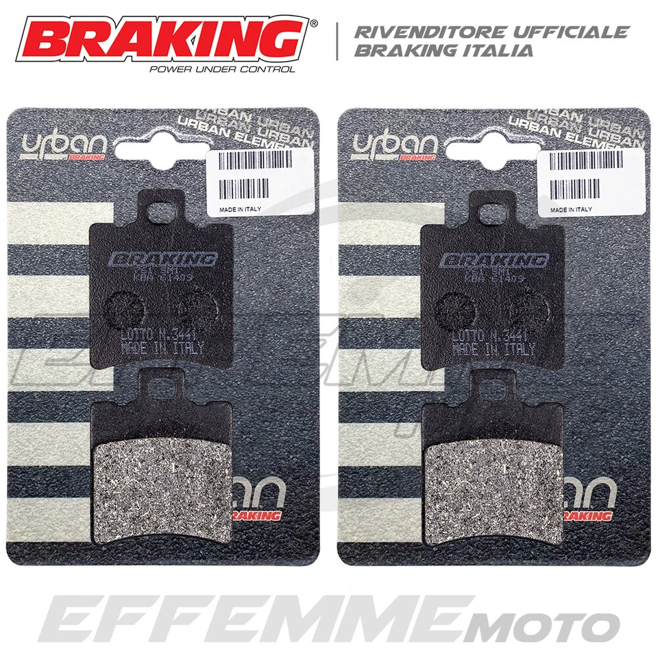 Pastiglie MALAGUTI F12 50 Phantom LC Twin Disks 2004 2005 (Ant.+ Post. BRAKING)