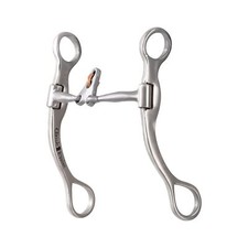 Classic Equine Performance Straight Shank Bit with Smooth Bar Floating Spade,...