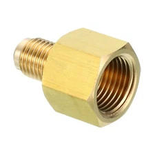 3/8" Female Flare x 1/4" Male Flare Connector Brass Adapter Reducing