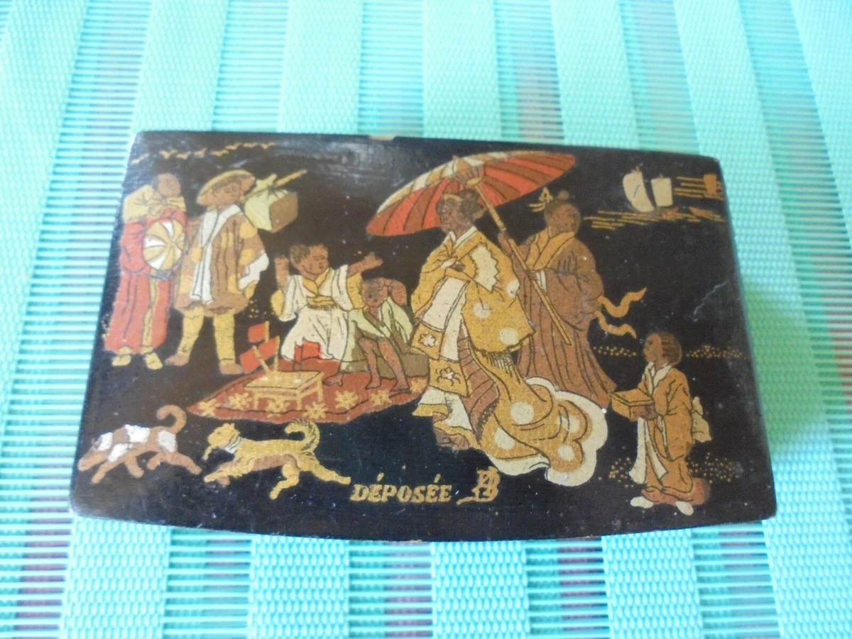 RARE Seau à Appât Vintage FARMART – Papier Mâché Avec Poignée – Milieu Du Siècle USA