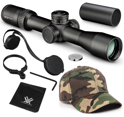 Vortex Optics Strike Eagle 3-18x44 FFP EBR-7C MRAD Riflescope with Free CF Hat