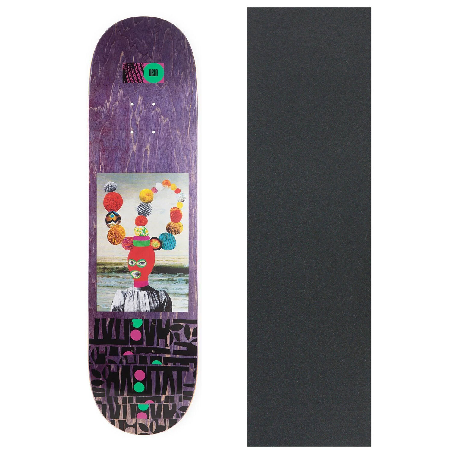 Habitat Skateboard Deck Brian Delatorre Portraits From The Edge Assorted 8.375