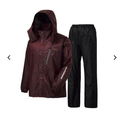 Rain suit (rain set up) Heather wine Workman FieldCore Fashion All Seasons Japan