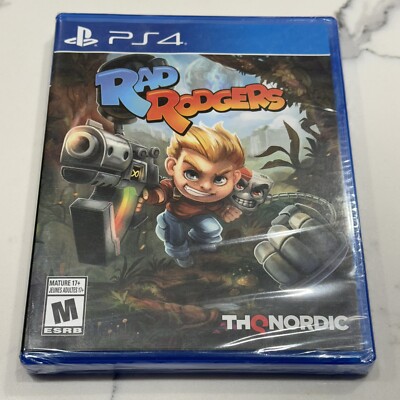 Rad Rodgers (PS4, 2018 THQ Nordic) Brand New Factory SEALED FAST SHIPPED