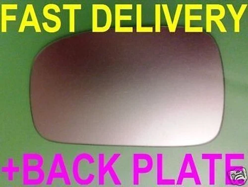 PEUGEOT 306 93-01 DOOR WING MIRROR GLASS FLAT +PLATE RIGHT OR LEFT