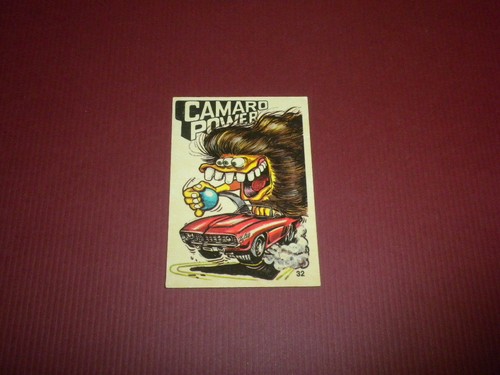 ODDER ODD RODS sticker card #32 Donruss 1970 CAMARO POWER | eBay