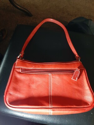 Tignanello Mini Handbag Leather Red