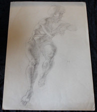 DDR Maler Professor Peuker Wolfgang Bleistift Zeichnung Original Studie Erotik