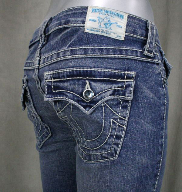 TRUE RELIGION ブラックデニム JOEY SUPER T 32 希少 TRUE RELIGION