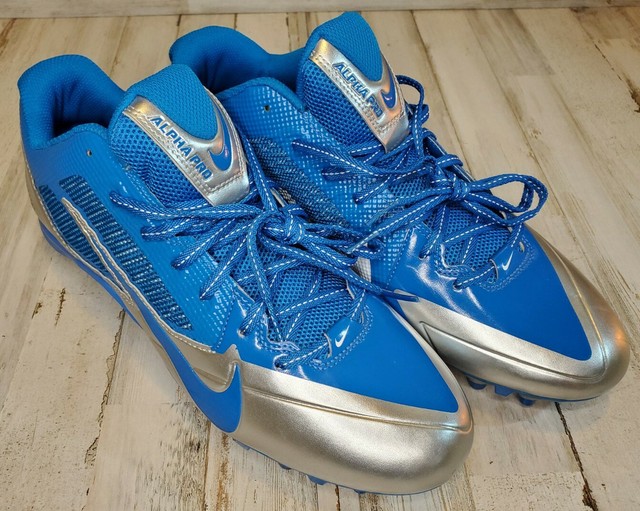 Nike CJ81 Elite TD Molded New 596631400 Football Cleats Sz 13 Detroit Lions Blue | eBay
