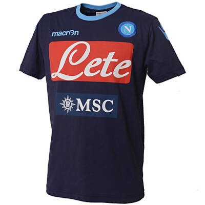 Maillot SSC Napoli 2024-2025 EA7 - T-shirt Officiel Football Homme - Respirant, Léger, Séchage Rapide