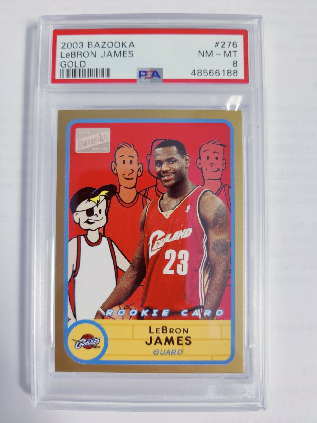 LeBron James 2003 Bazooka #276 Gold Price Guide - Sports Card Investor