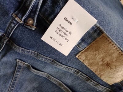 s.Oliver Mauro Stretch Jeans *Gr.31W x 30L* Regular Fit, Tapered Leg MAß