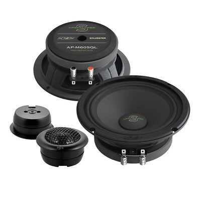 Pair Deaf Bonce 6.5 Midrange Speakers 2.2'' Neo Tweeters Car Component Set System