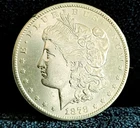 1878 CC Morgan Dollar AU++ White Coin Excellent Strike Check Variety