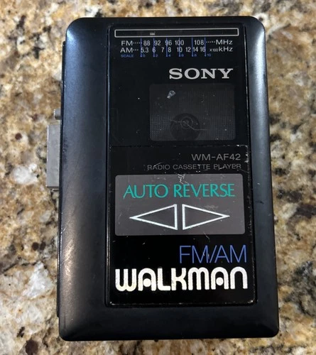 Parts Repair ONLY Vintage Sony Walkman WM-AF42 FM/AM Radio Cassette Player